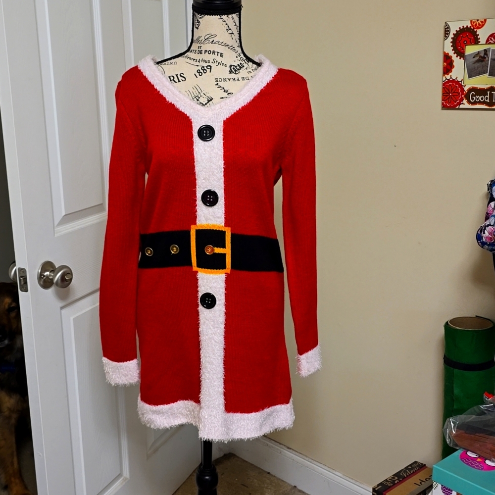 Santa Sweater Dress